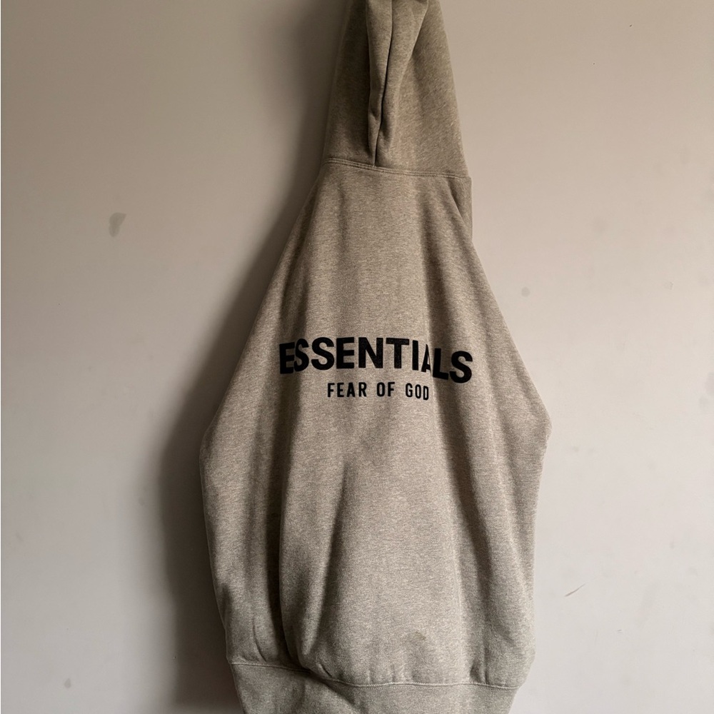 Essentials Light Heather Gray Hoodie